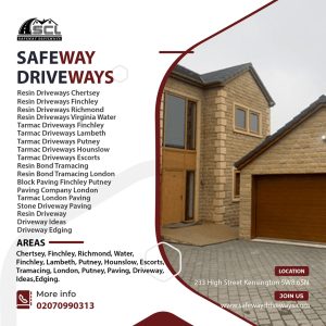 Safeway Driveways is reputed for the best Driveway Company London, has skilled professionals with decades of experience in the construction of Resin D